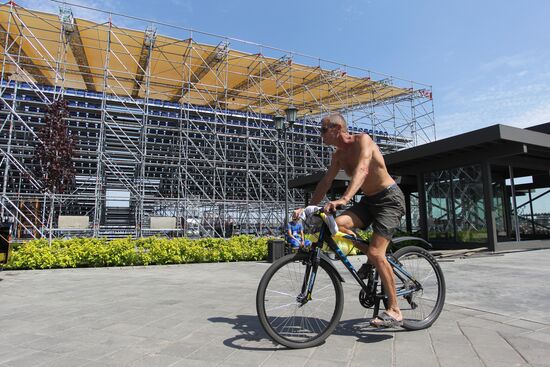 Строительство объектов 16-го Чемпионата мира ФИНА по водным видам спорта