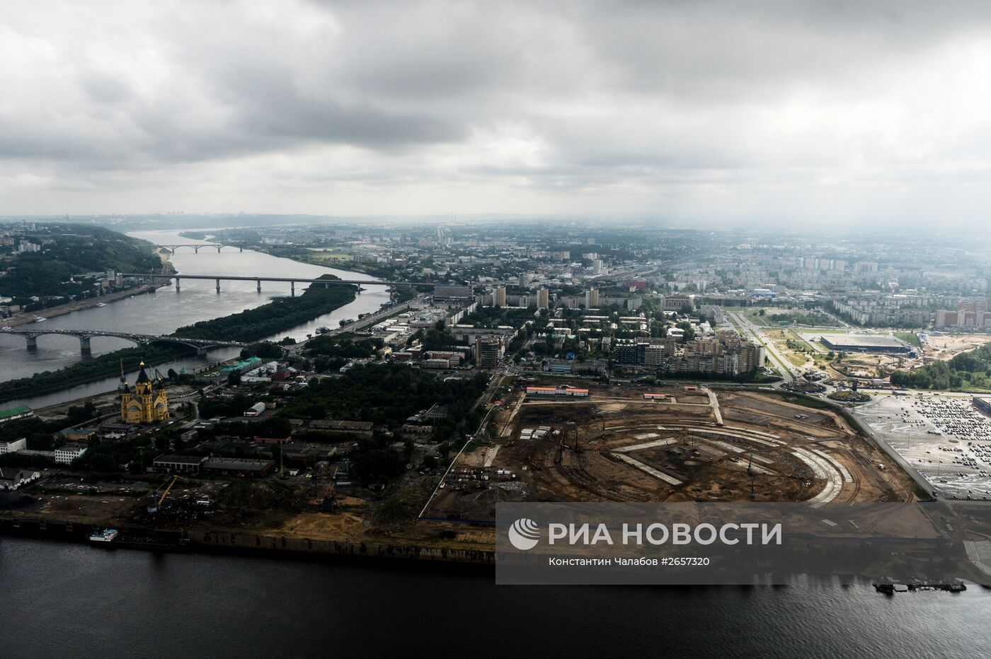 Строительство стадиона "Нижний Новгород" к ЧМ-2018