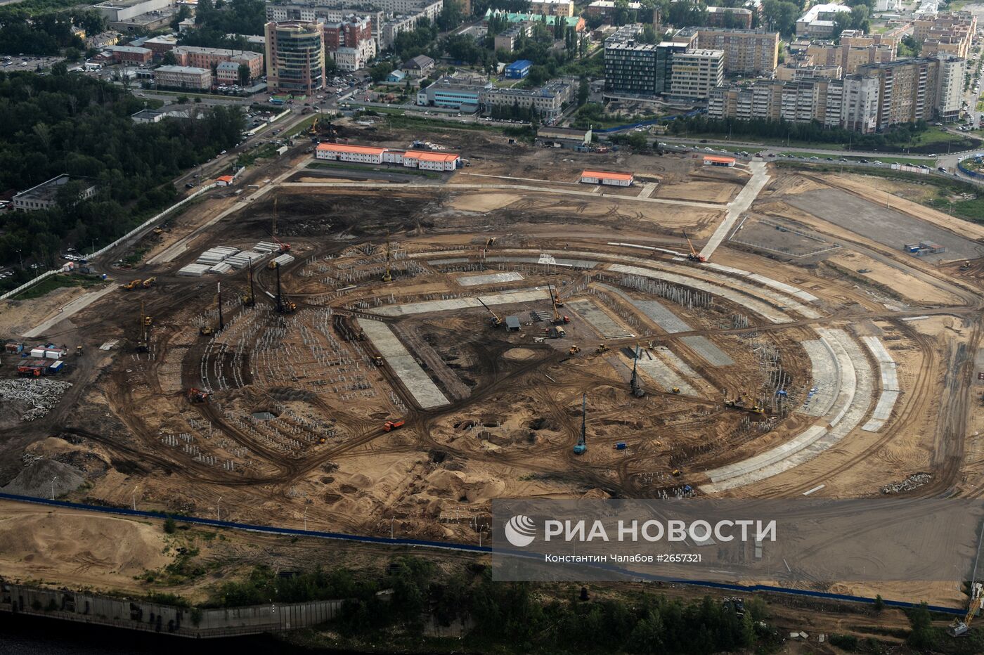 Строительство стадиона "Нижний Новгород" к ЧМ-2018