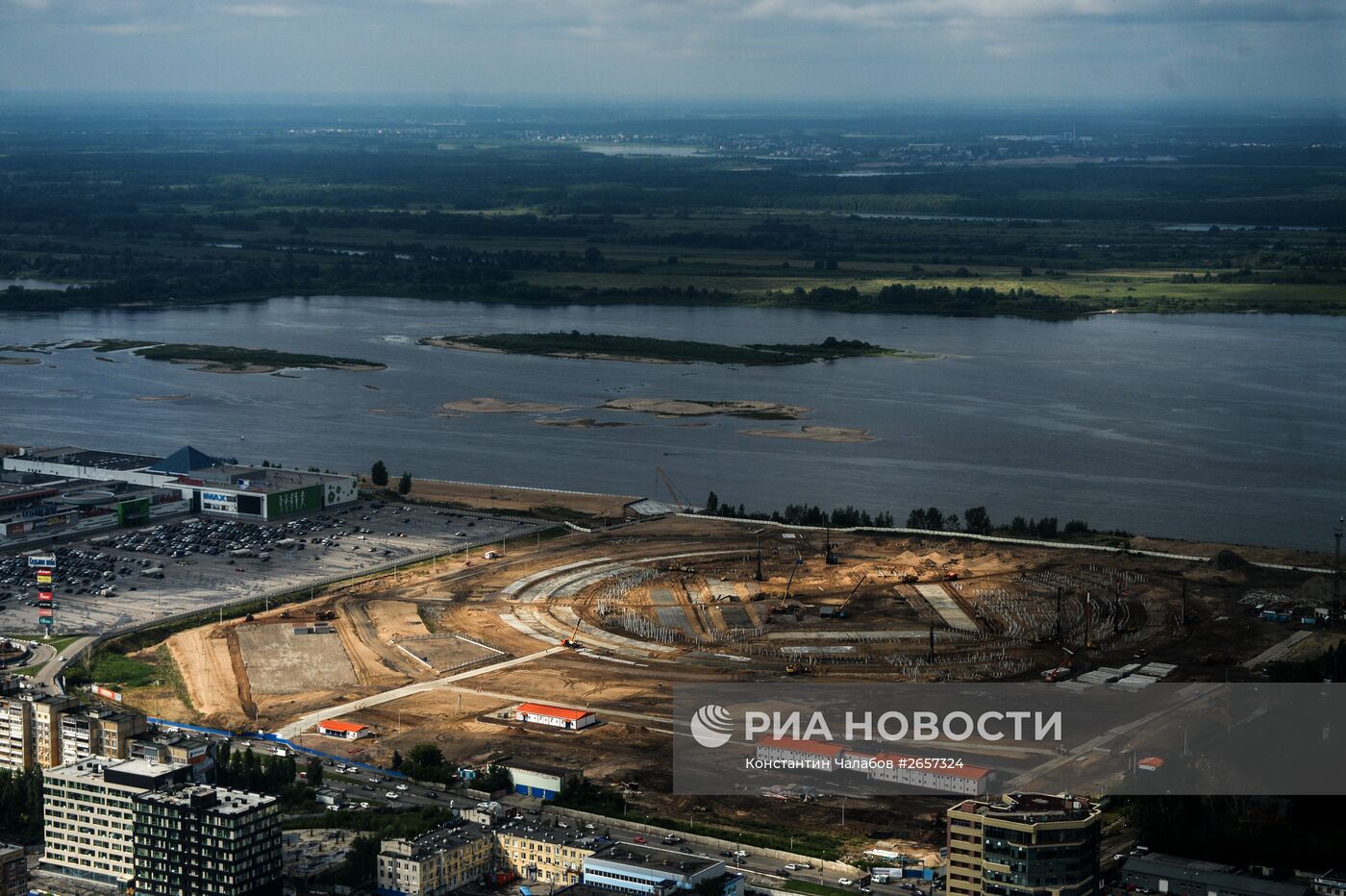 Строительство стадиона "Нижний Новгород" к ЧМ-2018