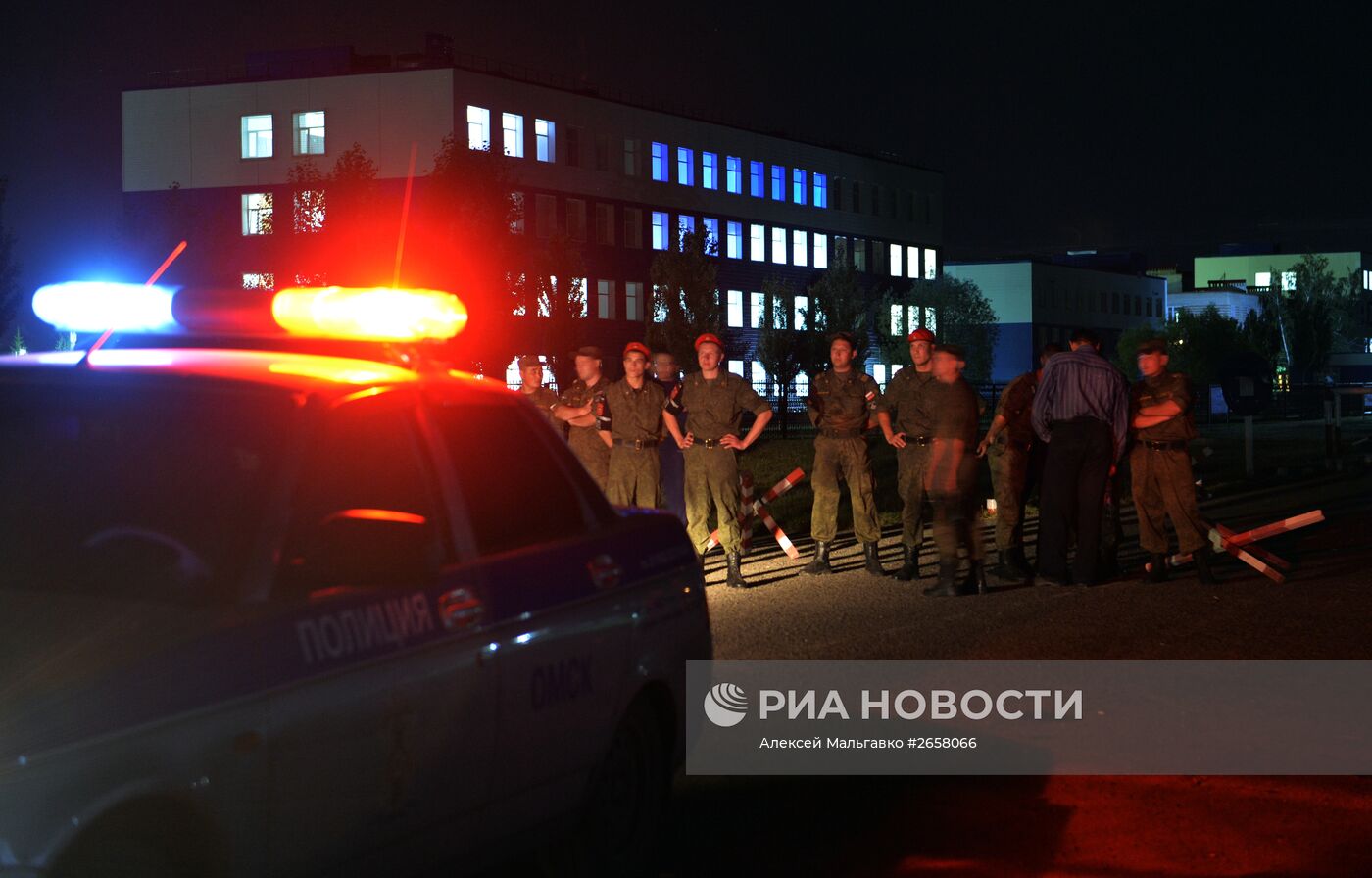 Обрушение крыши учебного центра ВДВ в Омской области