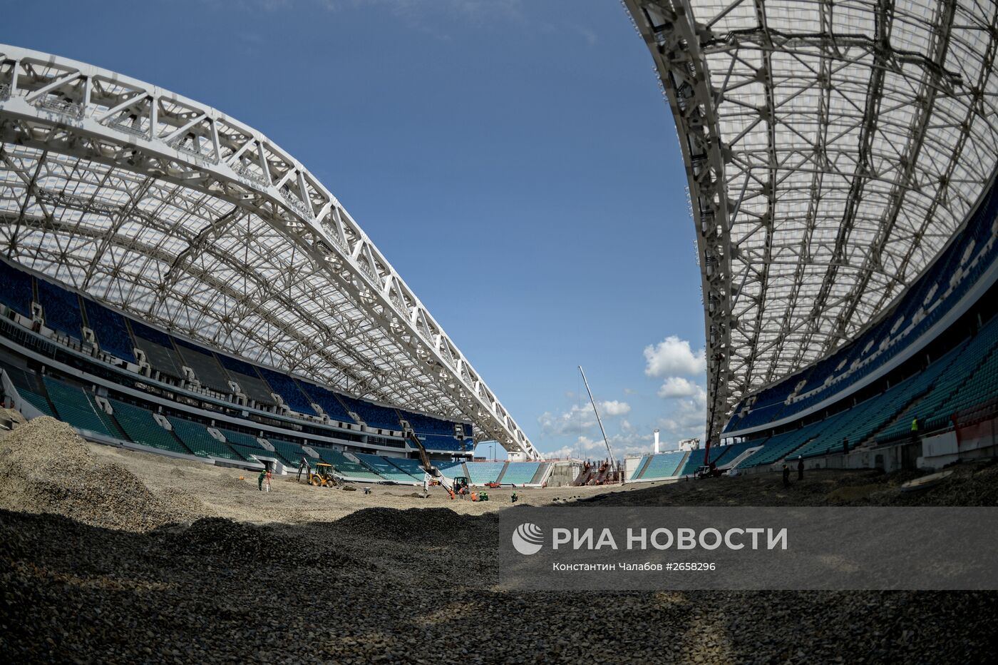 Реконструкция стадиона "Фишт" к ЧМ-2018