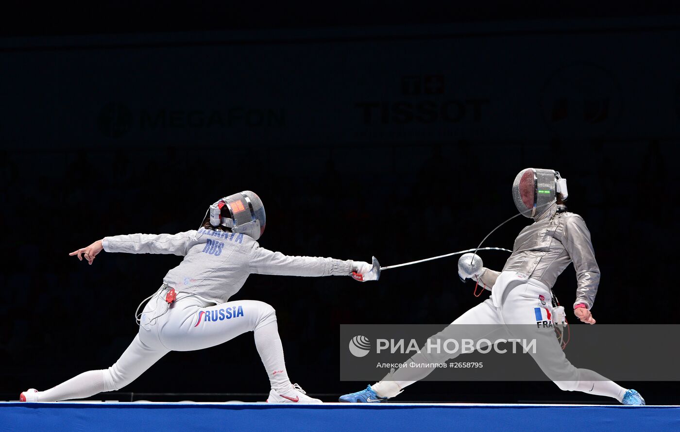 Фехтование. Чемпионат мира. Второй день