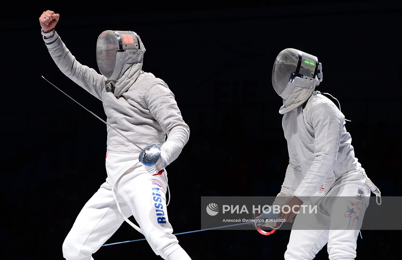 Фехтование. Чемпионат мира. Второй день