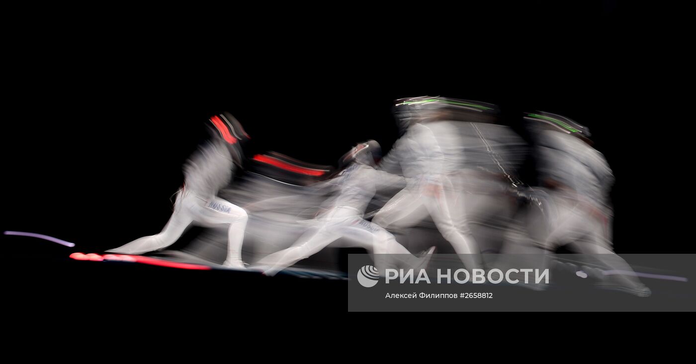 Фехтование. Чемпионат мира. Второй день