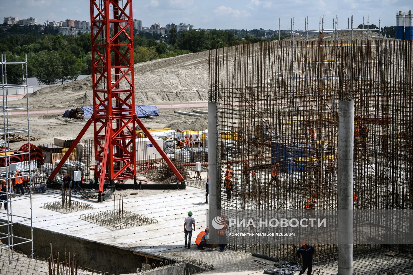 Строительство стадиона "Ростов-Арена" к ЧМ-2018