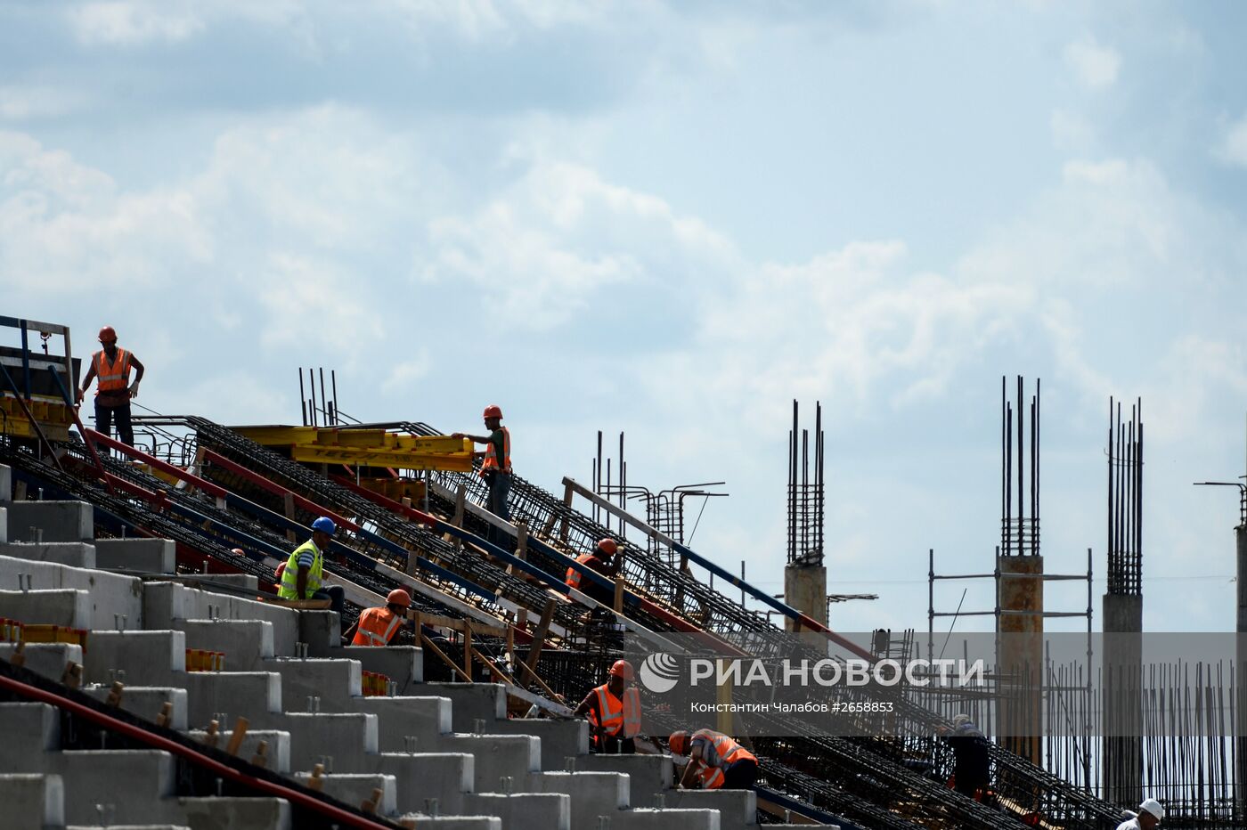 Строительство стадиона "Ростов-Арена" к ЧМ-2018