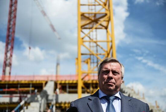 Строительство стадиона "Ростов-Арена" к ЧМ-2018