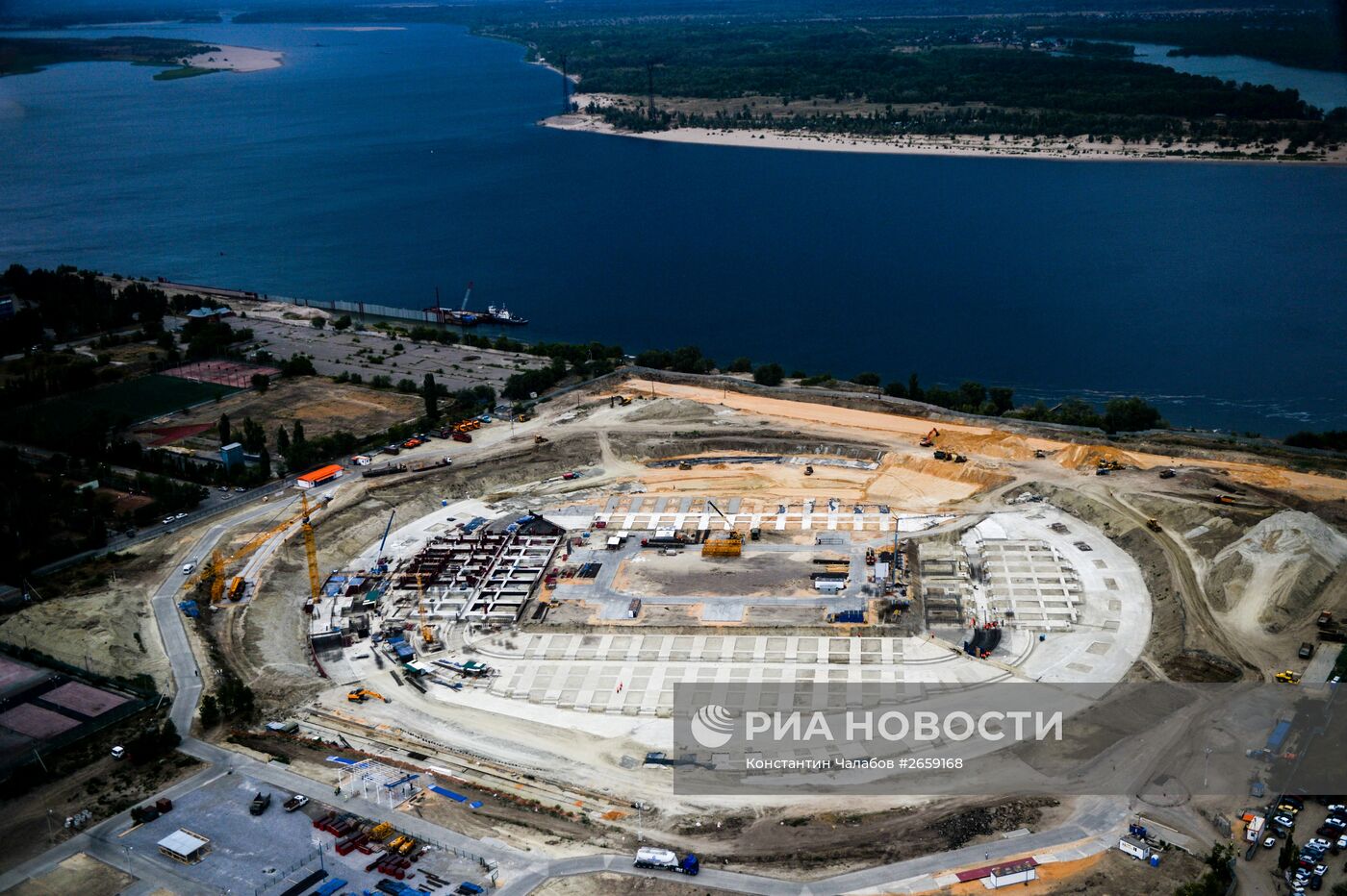 Строительство стадиона в Волгограде к ЧМ-2018