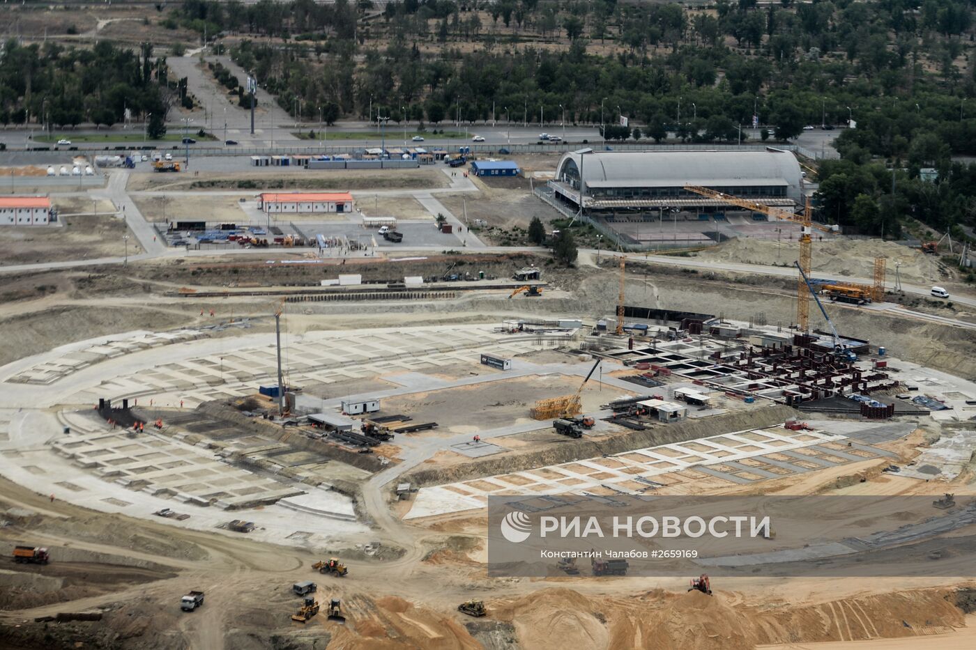 Строительство стадиона в Волгограде к ЧМ-2018