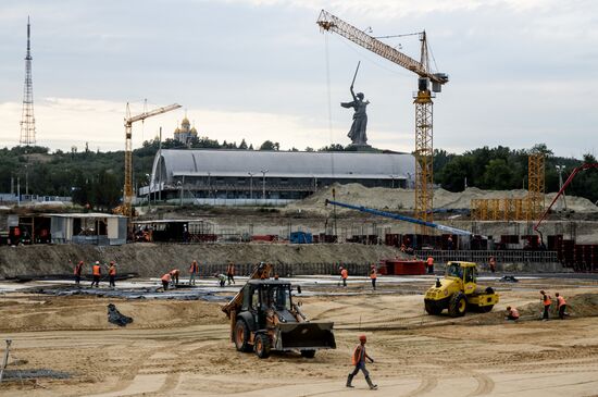 Строительство стадиона в Волгограде к ЧМ-2018