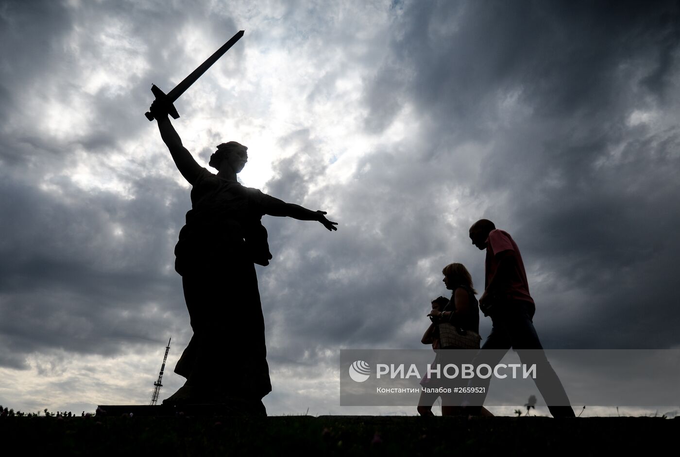 Мемориальный комплекс на Мамаевом кургане в Волгограде