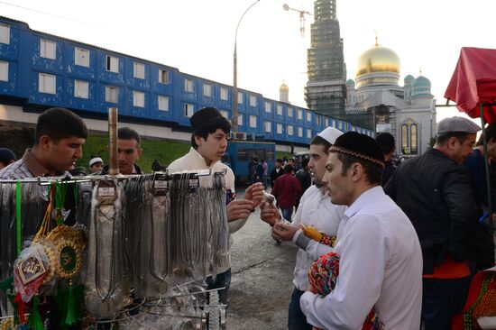 Празднования Ураза-Байрама в Москве