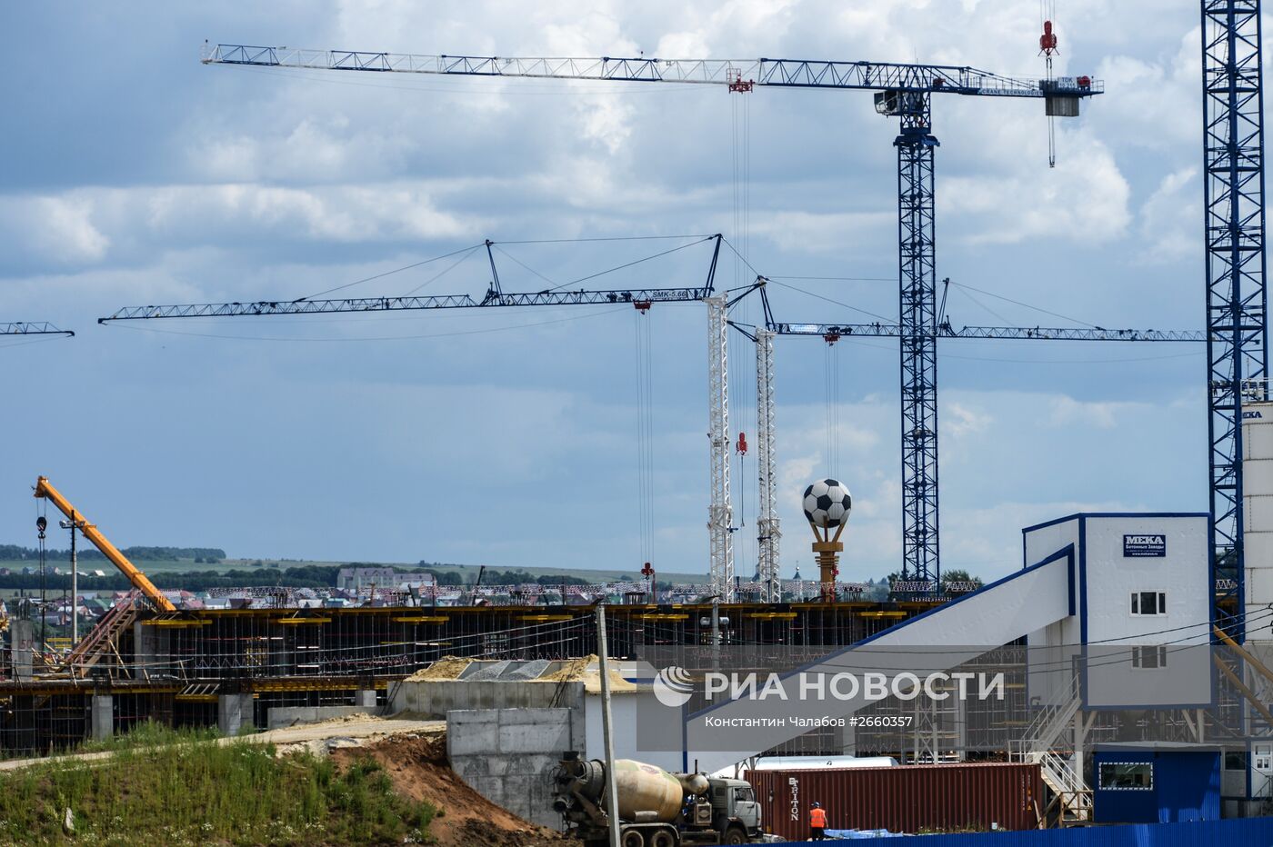 Строительство стадиона "Мордовия Арена" к ЧМ-2018