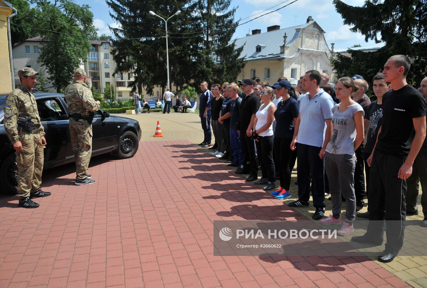 Министр внутренних дел Украины А.Аваков посетил центр подготовки патрульных полицейских во Львове