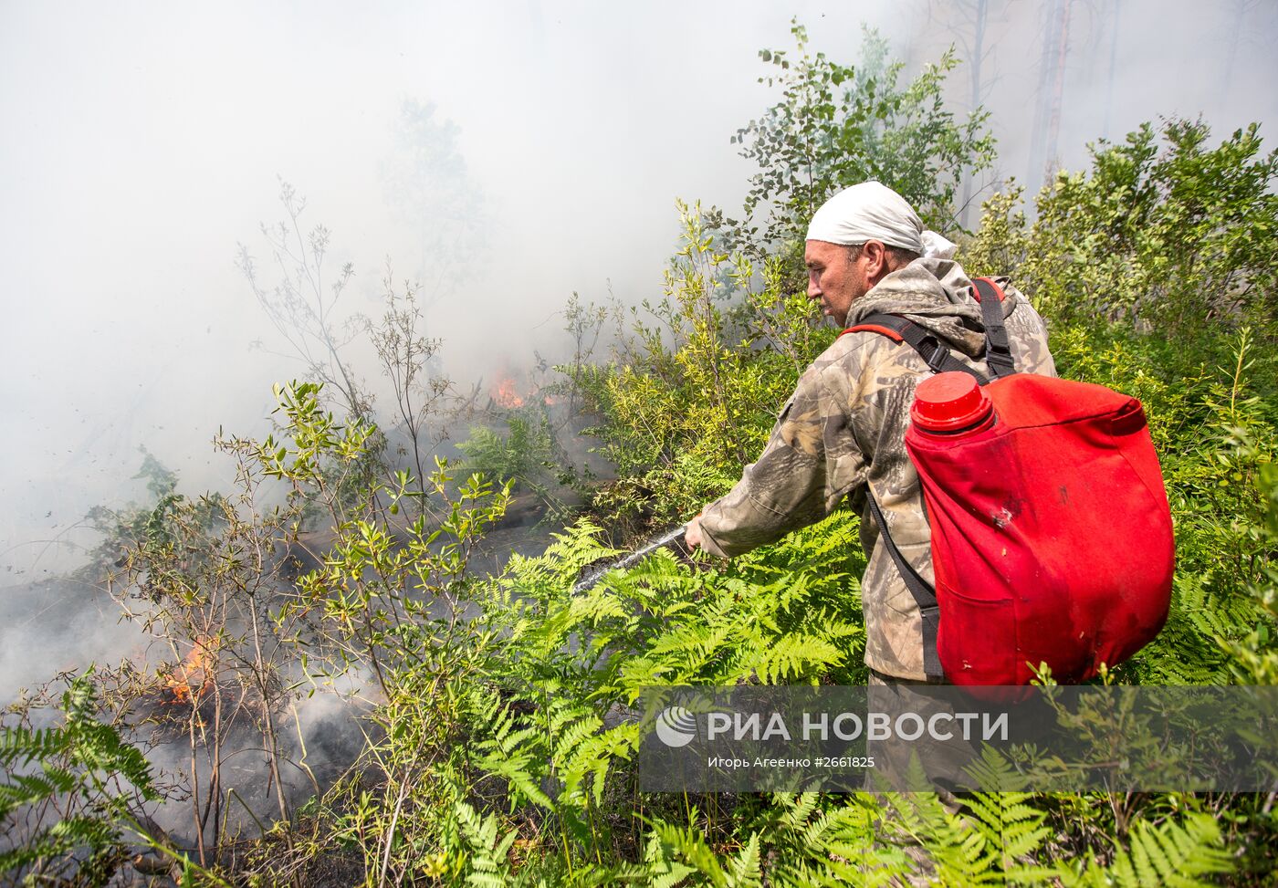 Пожары в Амурской области