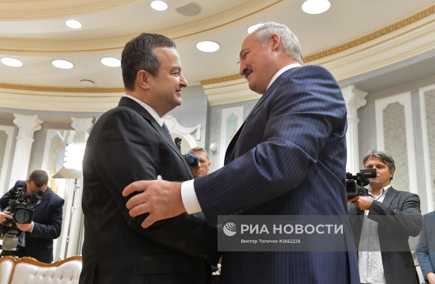Встреча президента Белоруссии А.Лукашенко с председателем ОБСЕ И.Дачичем