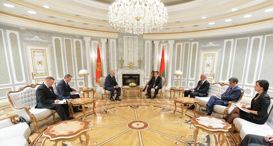 Встреча президента Белоруссии А.Лукашенко с председателем ОБСЕ И.Дачичем