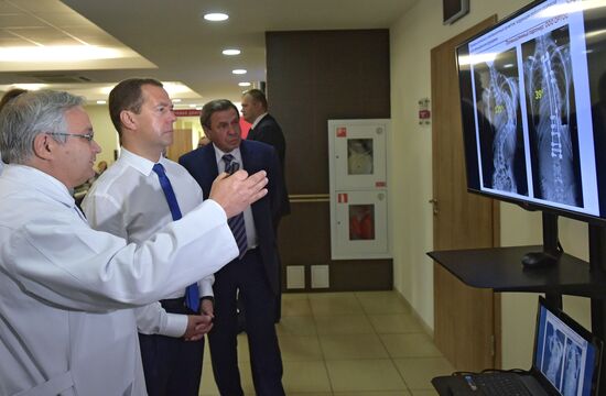 Рабочая поездка премьер-министра РФ Д.Медведева в Новосибирскую область