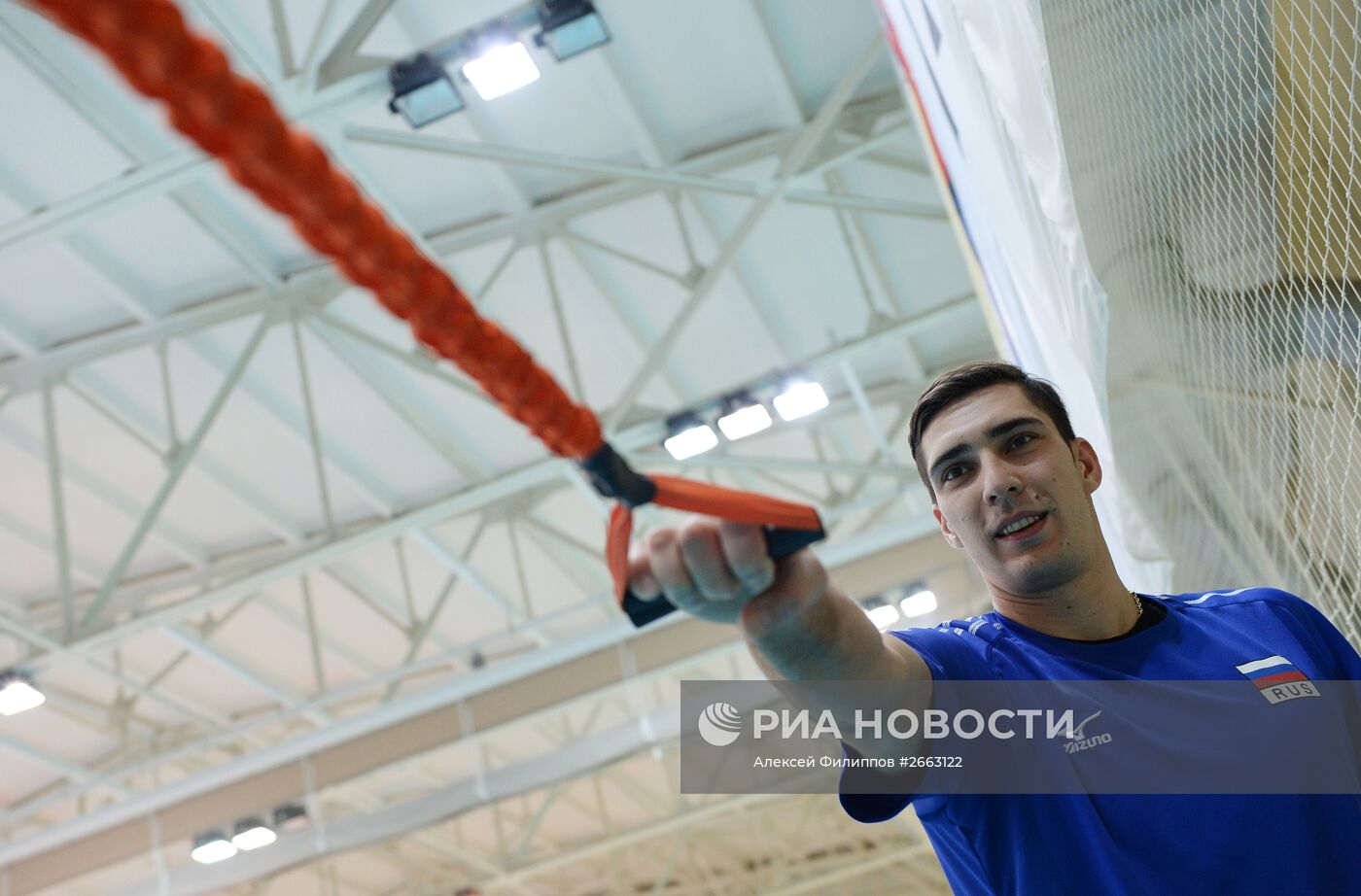 Волейбол. Тренировка мужской сборной России
