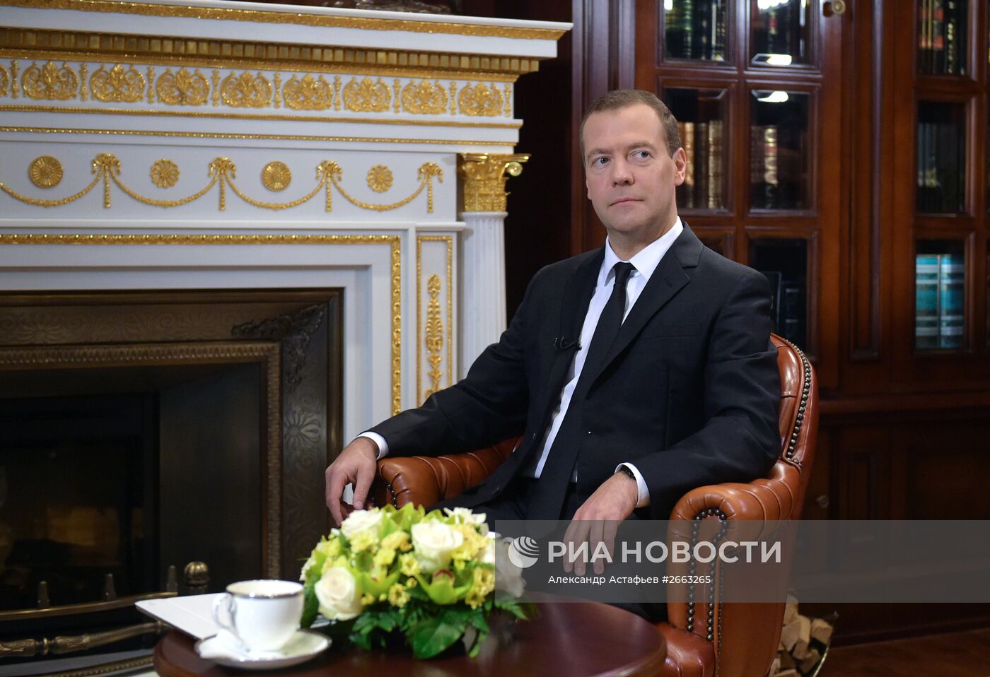Премьер-министр РФ Д.Медведев дал интервью телерадиокомпании "Радио и Телевидение Словения"