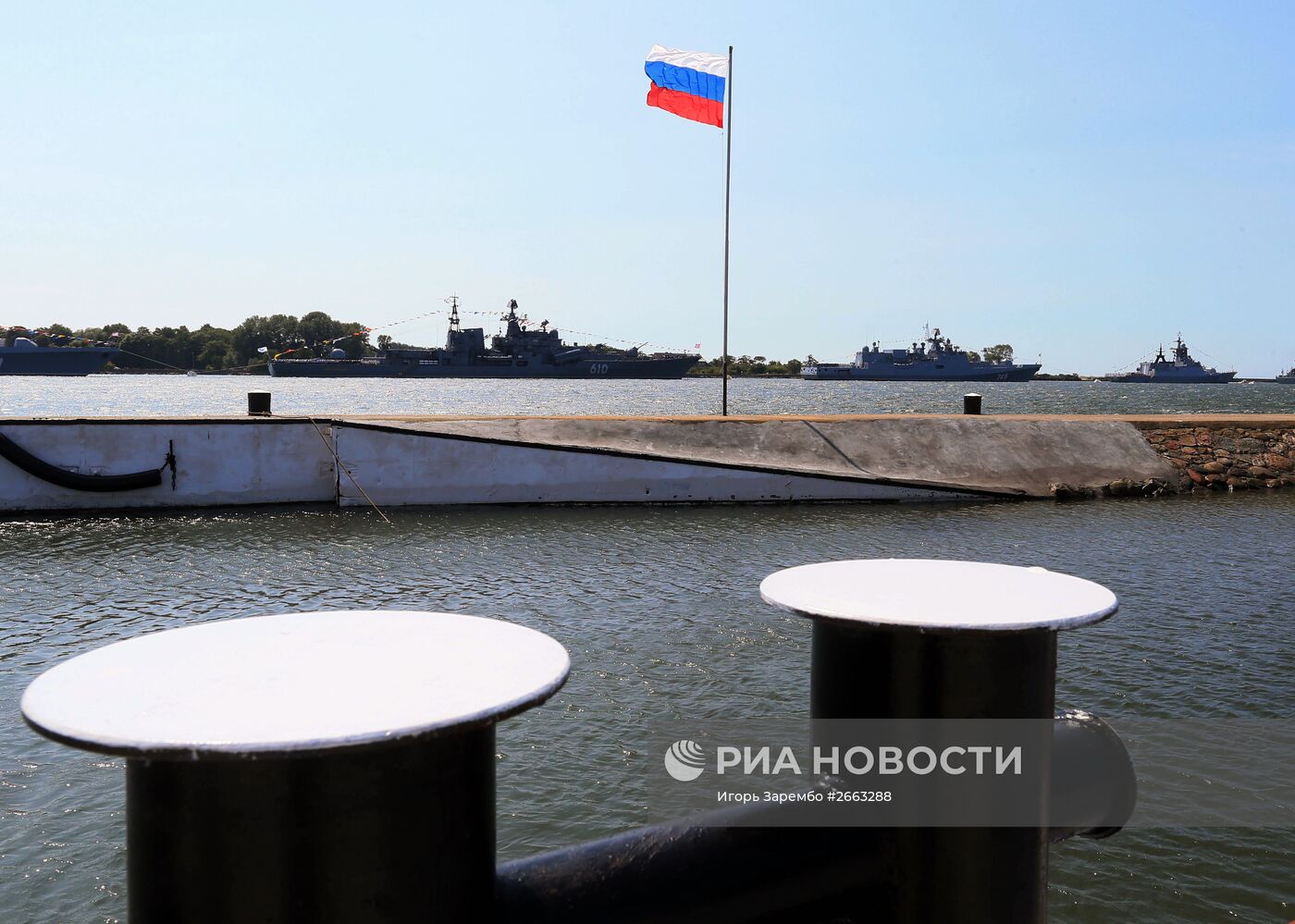 Генеральная репетиция парада ко Дню ВМФ в Балтийске