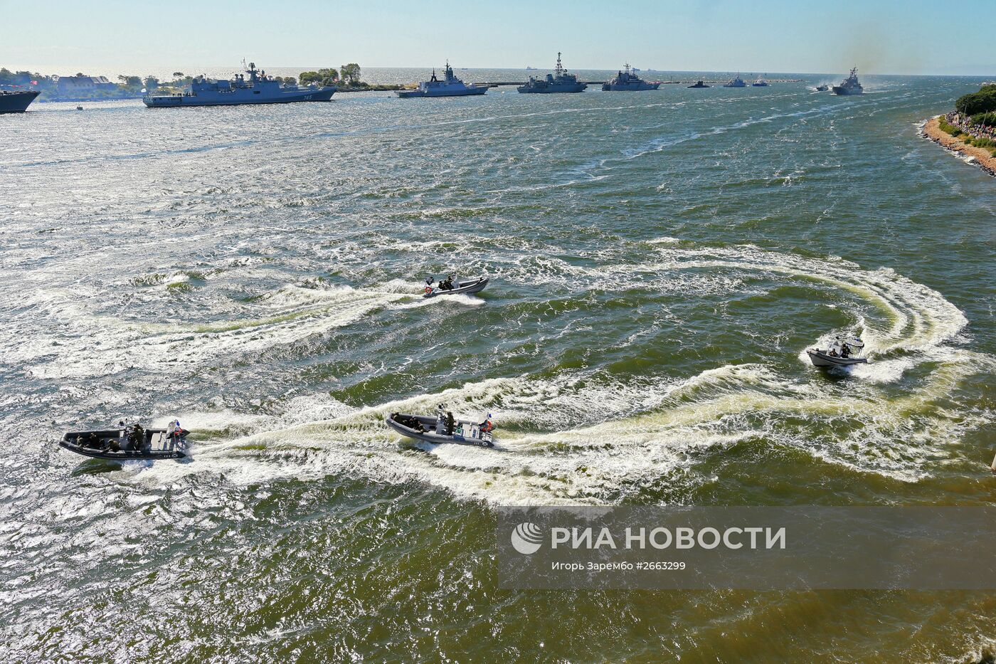 Генеральная репетиция парада ко Дню ВМФ в Балтийске