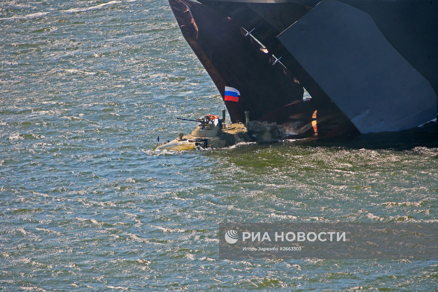 Генеральная репетиция парада ко Дню ВМФ в Балтийске