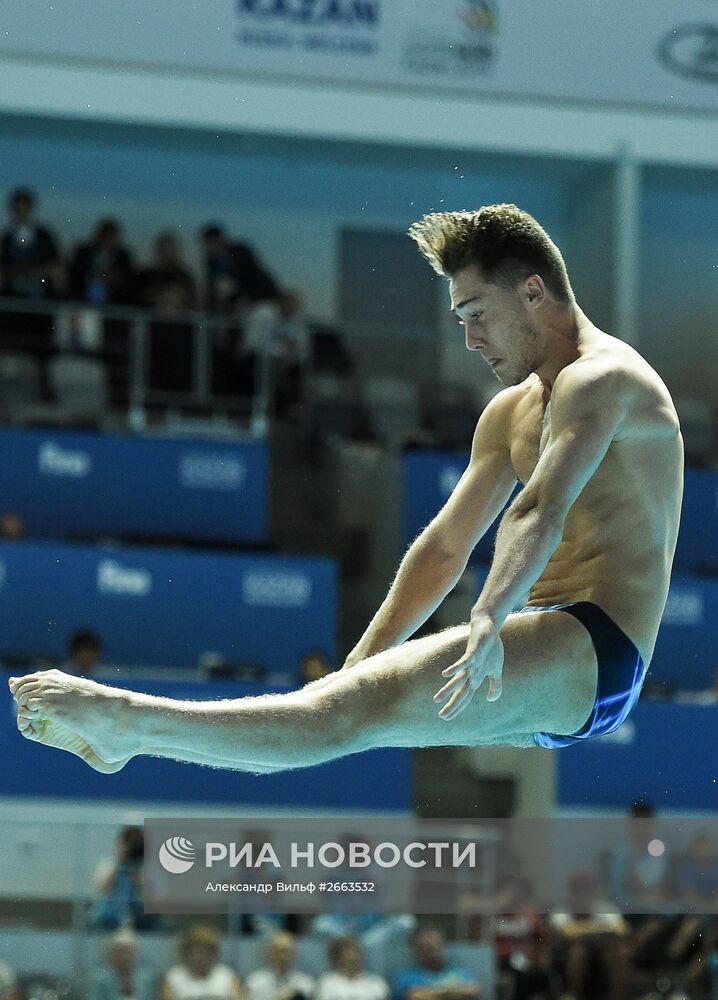 Чемпионат мира FINA 2015. Прыжки в воду. Мужчины. Трамплин 1м. Предварительный раунд