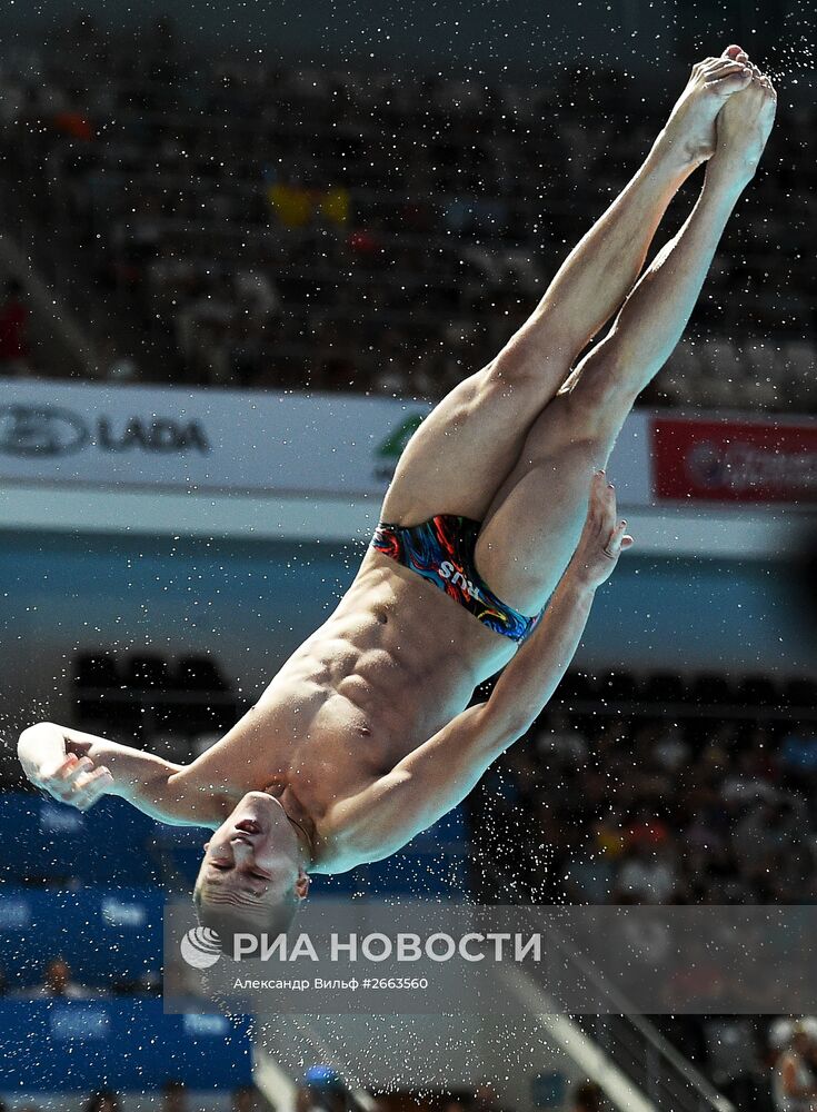 Чемпионат мира FINA 2015. Прыжки в воду. Мужчины. Трамплин 1м. Предварительный раунд