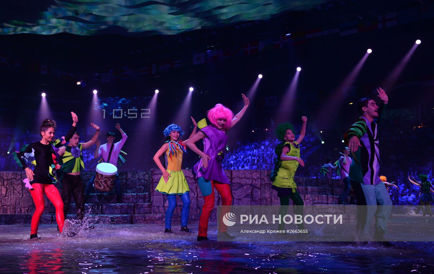 Церемония открытия XVI чемпионата мира по водным видам спорта