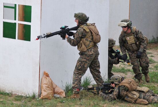 Международные военные учения "Репид Трайдент - 2015"