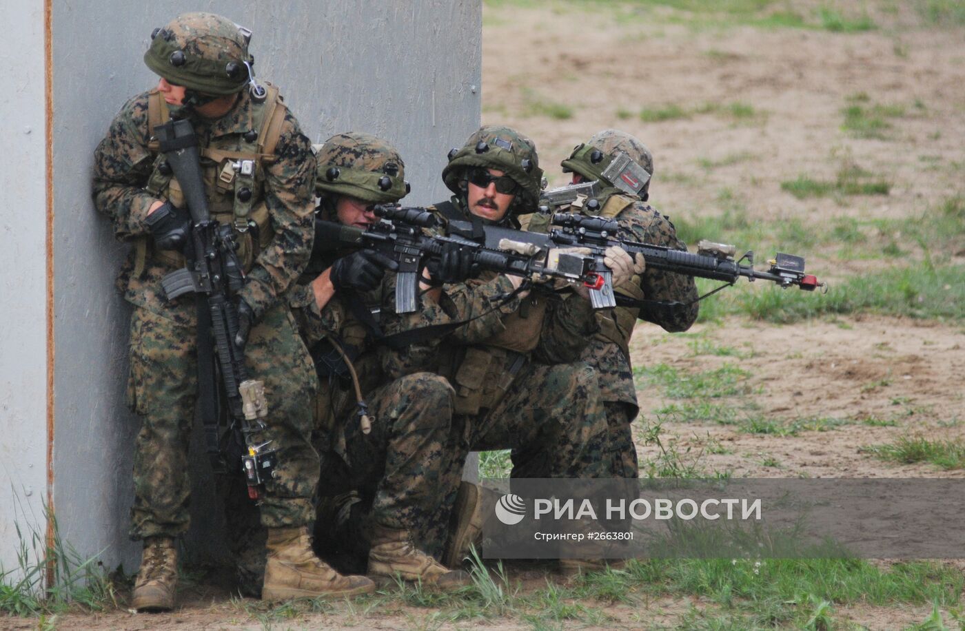 Международные военные учения "Репид Трайдент - 2015"