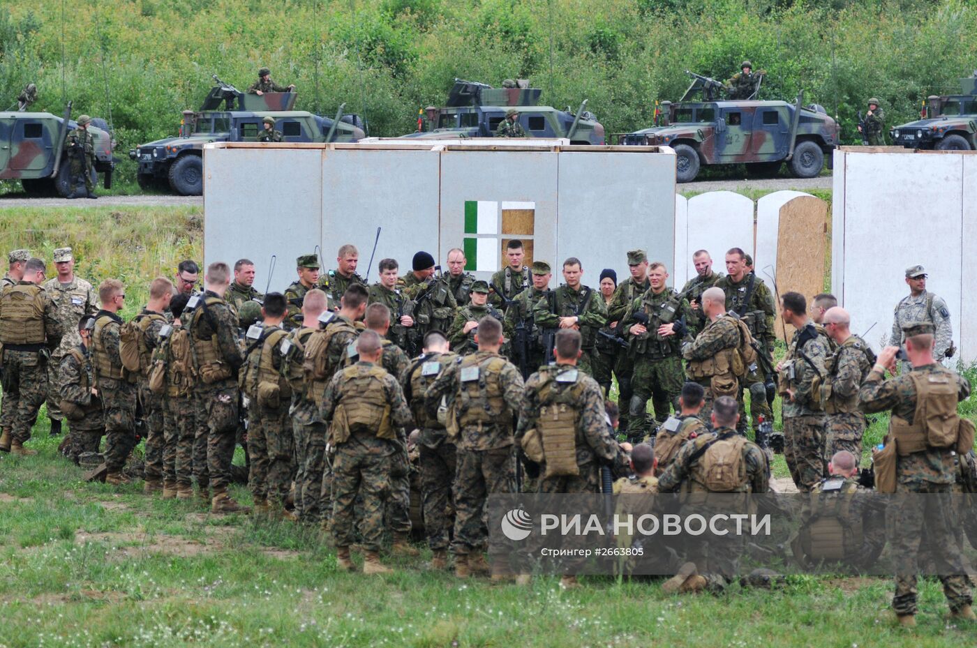 Международные военные учения "Репид Трайдент - 2015"