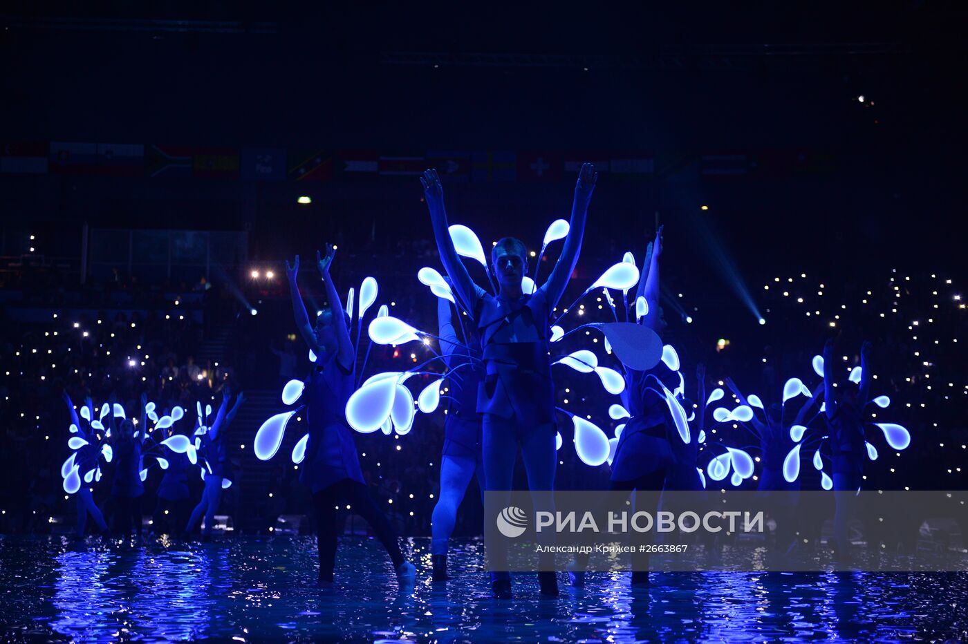 Церемония открытия XVI чемпионата мира по водным видам спорта