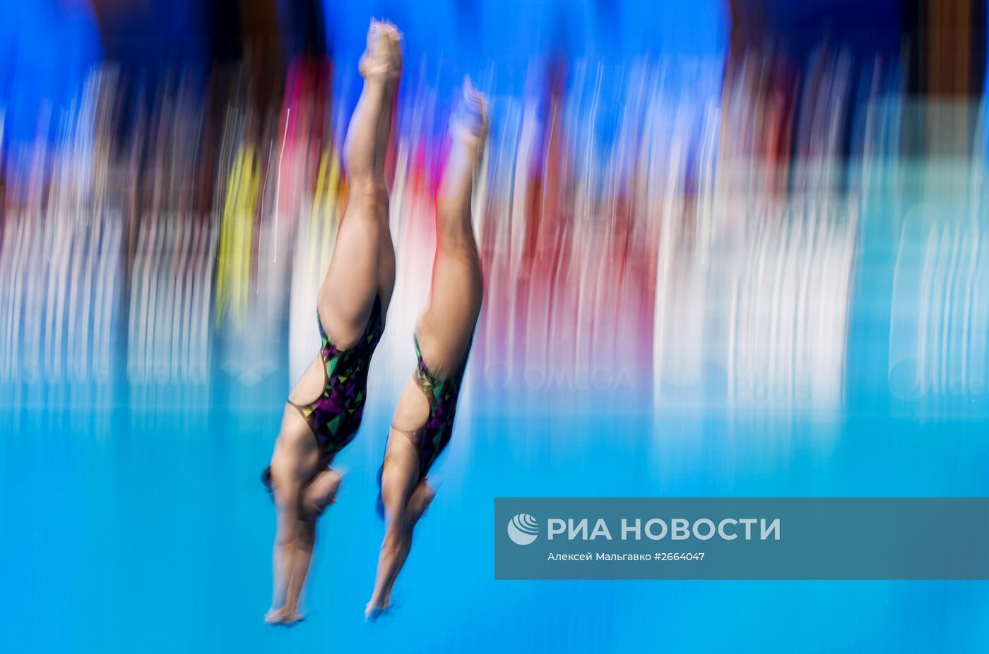 Чемпионат мира FINA 2015. Синхронные прыжки в воду. Женщины. Трамплин 3м. Предварительный раунд