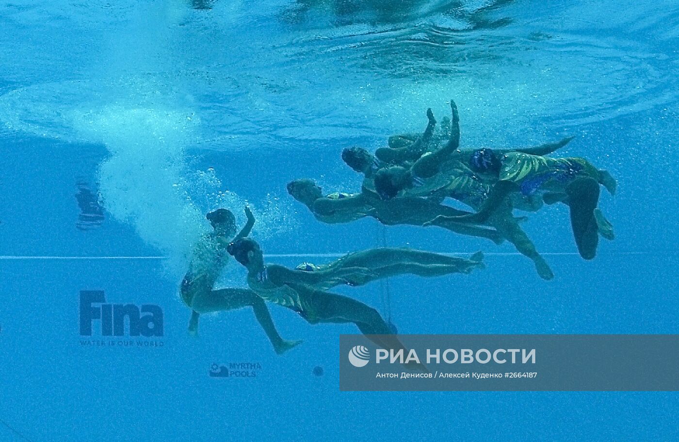 Чемпионат мира FINA 2015. Синхронное плавание. Группы. Техническая программа. Предварительный раунд