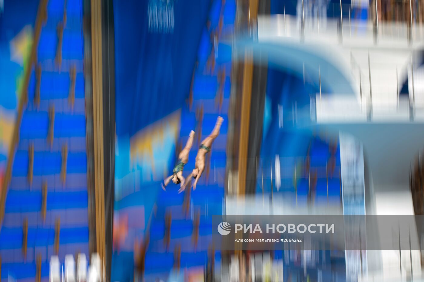 Чемпионат мира FINA 2015. Синхронные прыжки в воду. Смешанный дуэт. Вышка 10 м. Финал