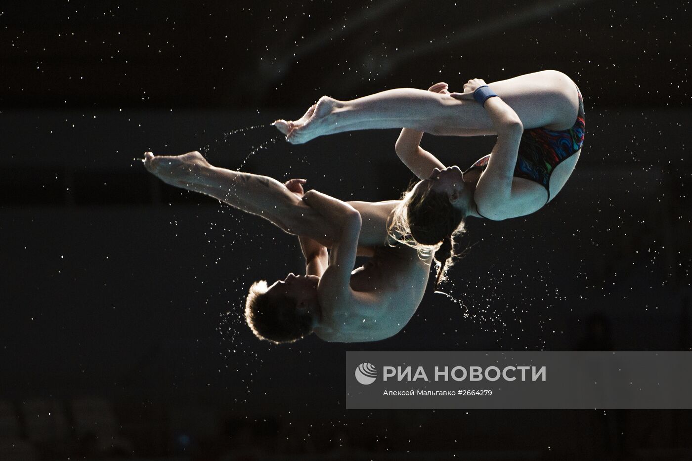 Чемпионат мира FINA 2015. Синхронные прыжки в воду. Смешанные дуэты. Вышка 10 м. Финал