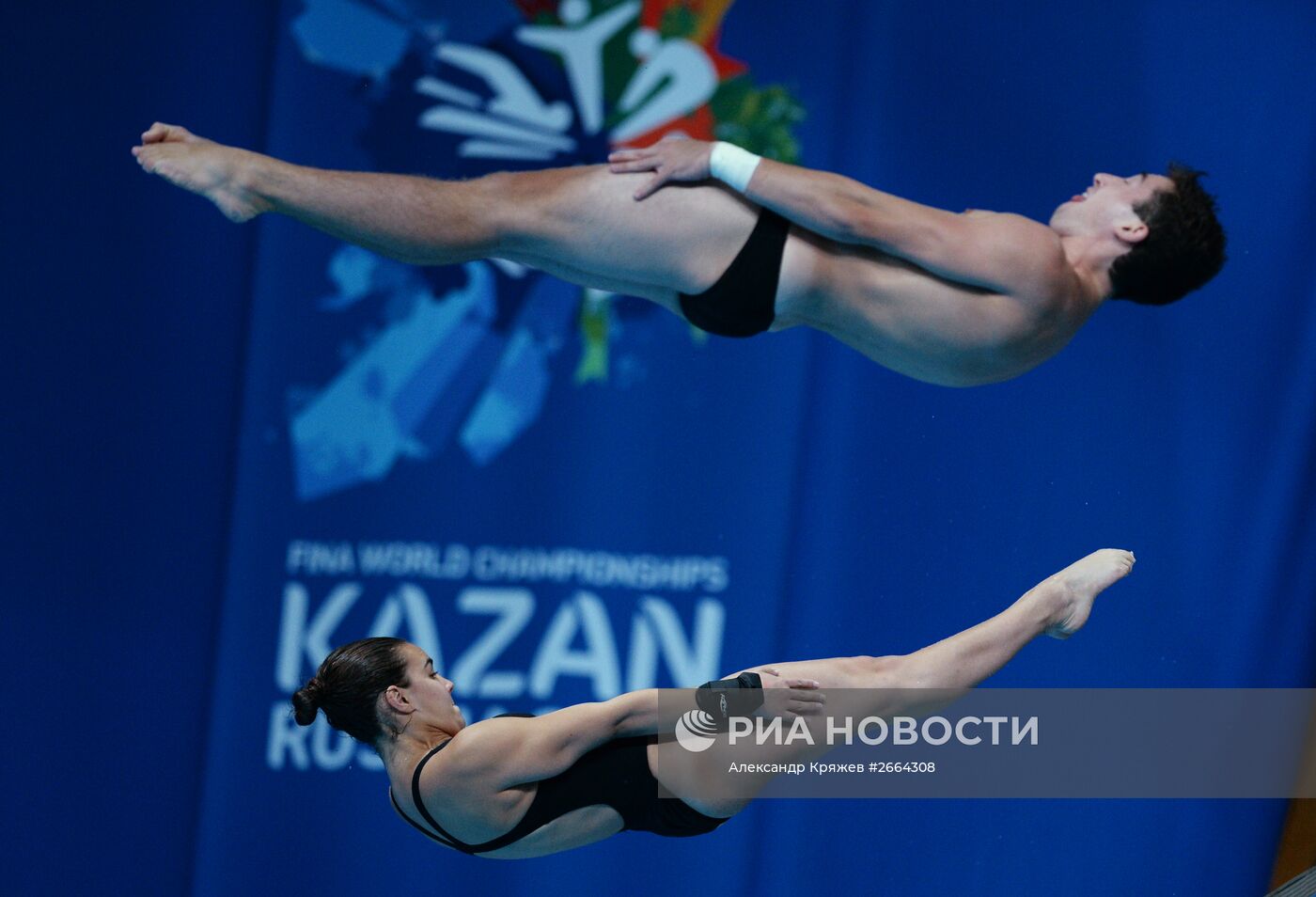 Чемпионат мира FINA 2015. Синхронные прыжки в воду. Смешанные дуэты. Вышка 10 м. Финал