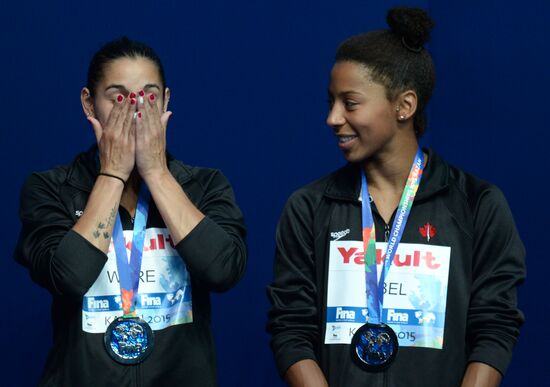 Чемпионат мира FINA 2015. Синхронные прыжки в воду. Женщины. Трамплин 3 м. Финал