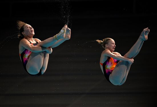 Чемпионат мира FINA 2015. Синхронные прыжки в воду. Женщины. Трамплин 3 м. Финал