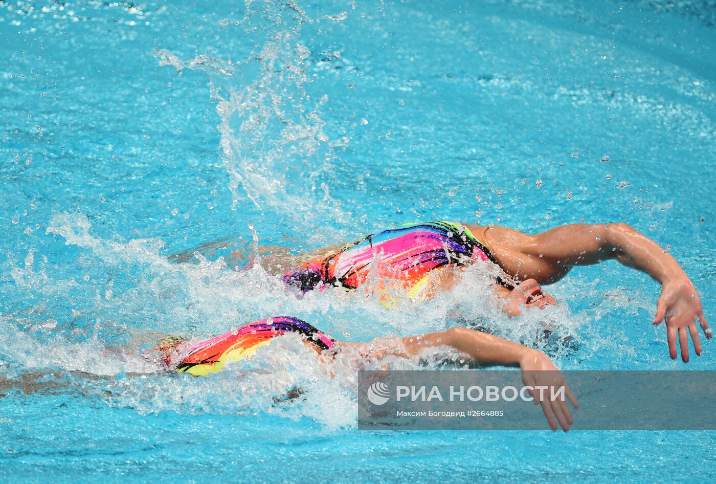 Чемпионат мира FINA 2015. Синхронное плавание. Дуэты. Техническая программа. Предварительный раунд