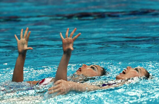 Чемпионат мира FINA 2015. Синхронное плавание. Дуэты. Техническая программа. Предварительный раунд
