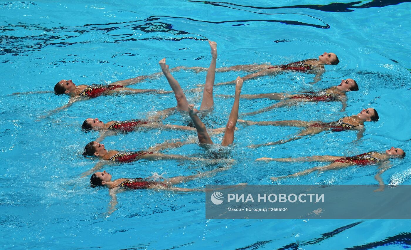 Чемпионат мира FINA 2015. Синхронное плавание. Комбинация. Предварительный раунд