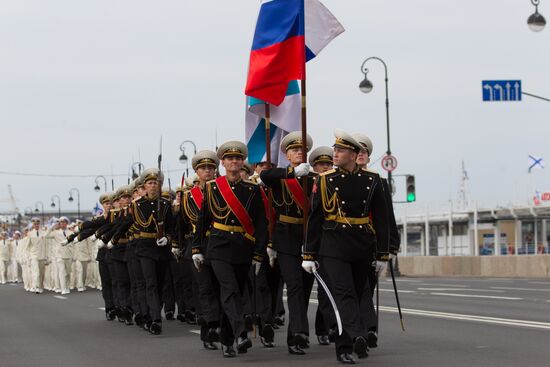 Празднование Дня ВМФ России