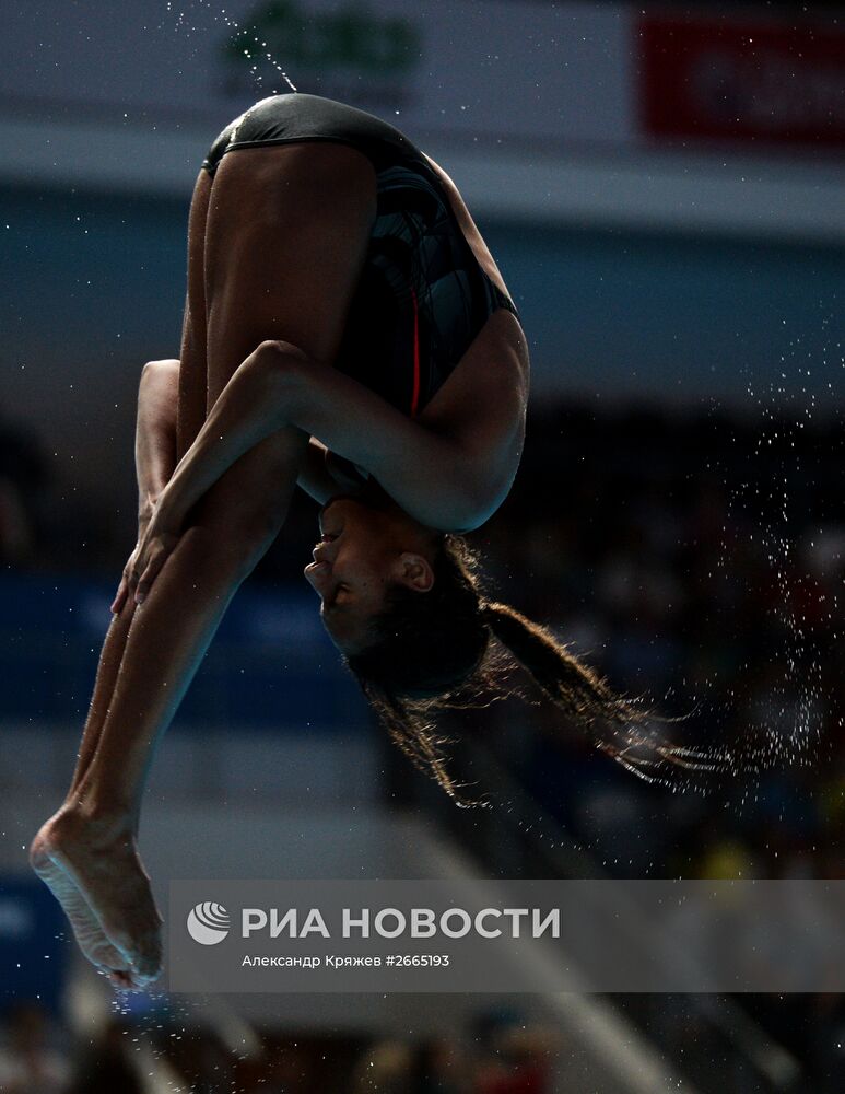 Чемпионат мира FINA 2015. Прыжки в воду. Женщины. Трамплин 1м. Предварительный раунд