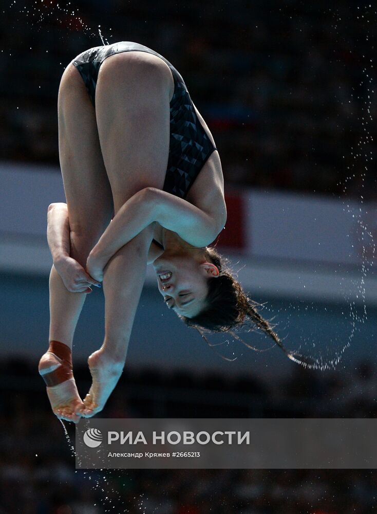 Чемпионат мира FINA 2015. Прыжки в воду. Женщины. Трамплин 1м. Предварительный раунд