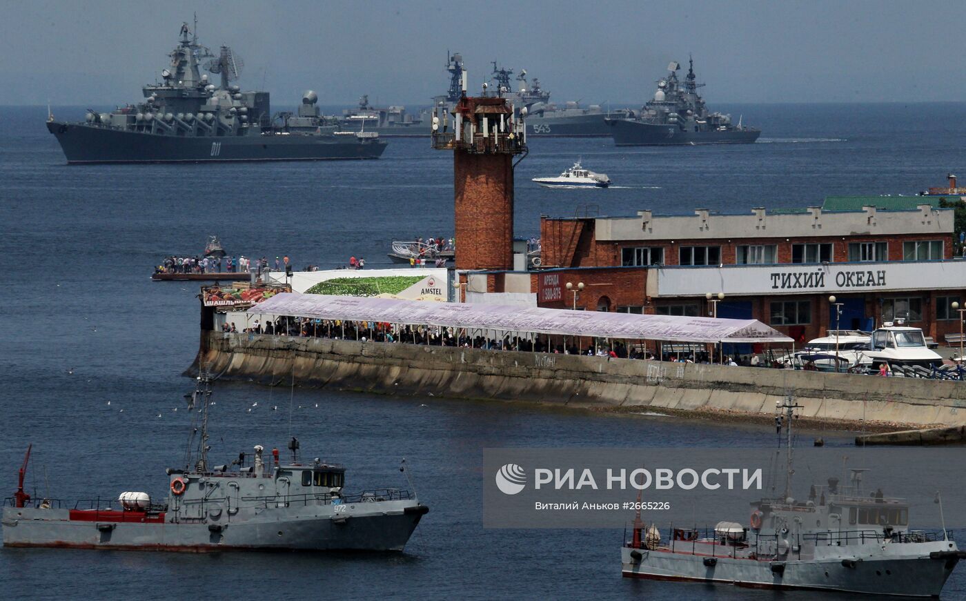 Празднование Дня ВМФ России