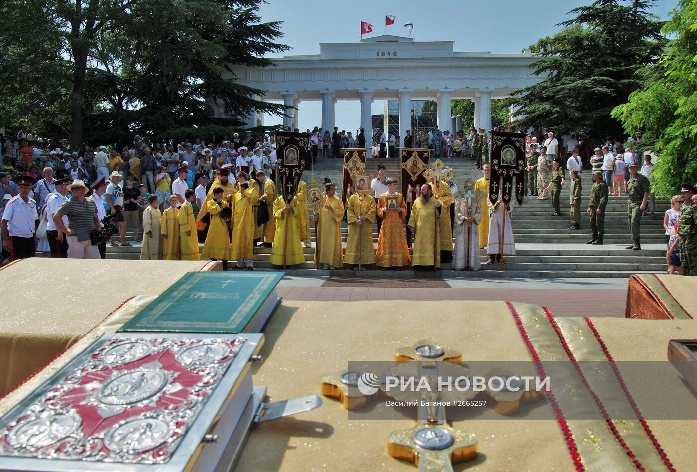 Крестный ход ко Дню памяти князя Владимира в Севастополе